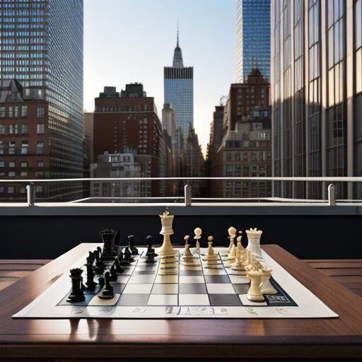 Chess on Mahattan Roof