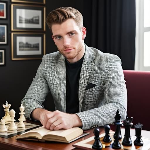 Chess Players Books-1 on MIC