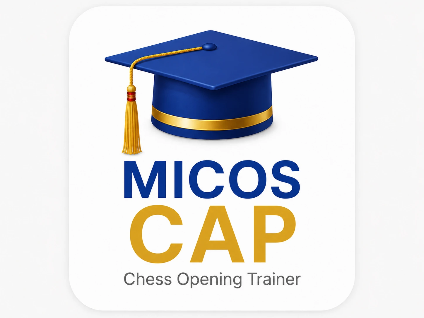 MICOS CAP Blue Image MICOS CAP - Chess Opening Trainer Full Blue WEB I