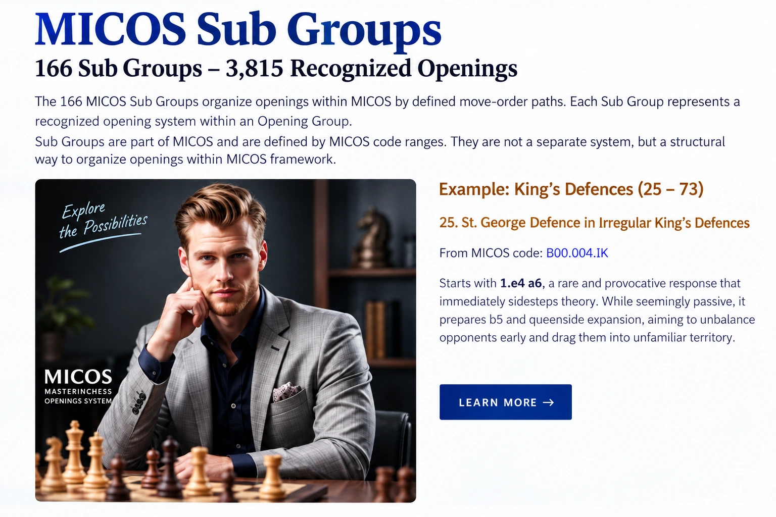 MICOS Sub Groups DIVI-Overview MICOS Sub Groups DIVI-Overview